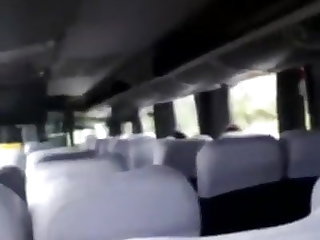Outdoor SHEMALE PULLING HER UNCUT COCK OUT ON THE BUS AND MASTUREBAT