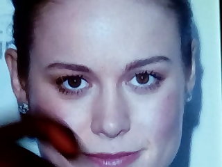 My Lusting  Ebony Facial Cumtribute For Brie Larson Brie Larson