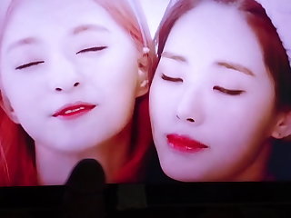 Fromis 9 Nakyung and Jiwon Cum tribute 1